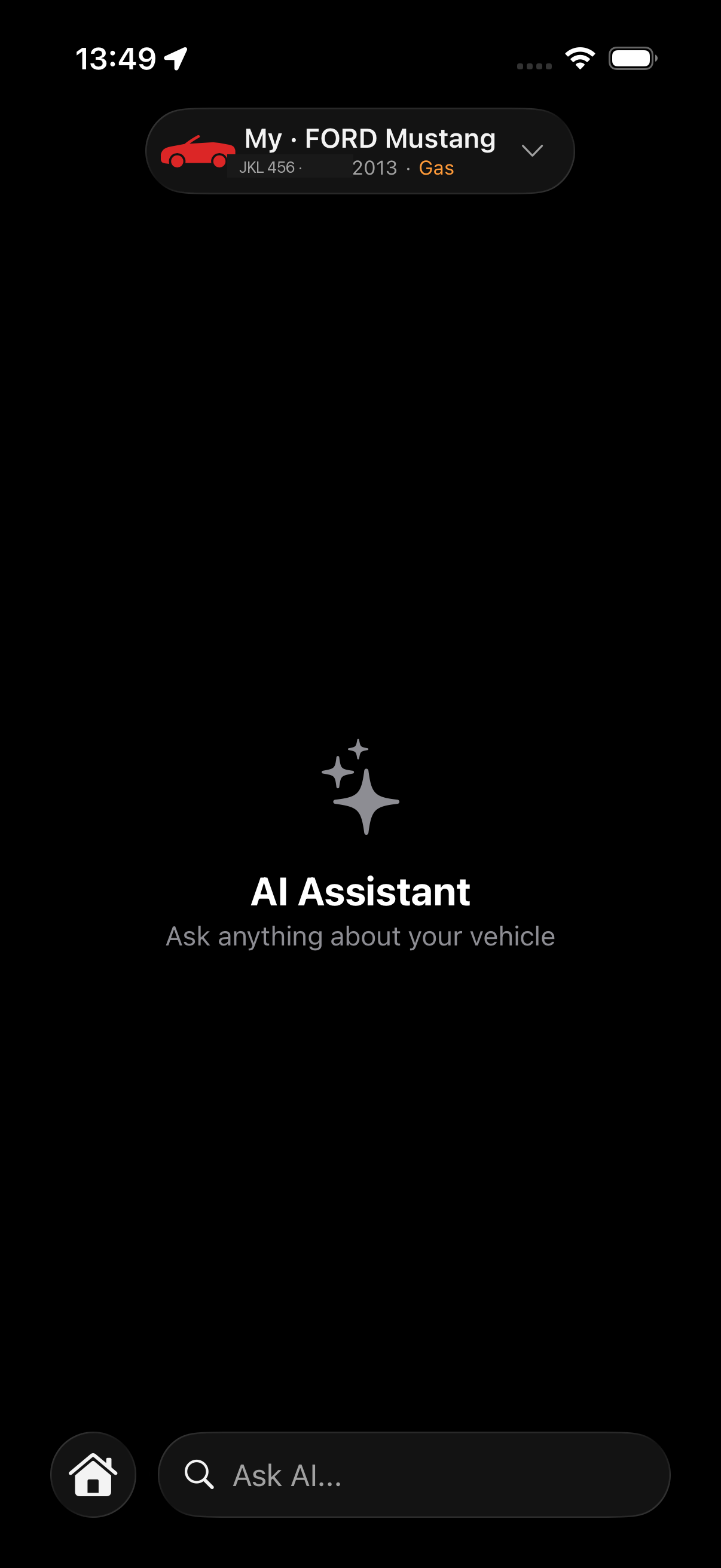 AI car assistant answering questions about your specific vehicle